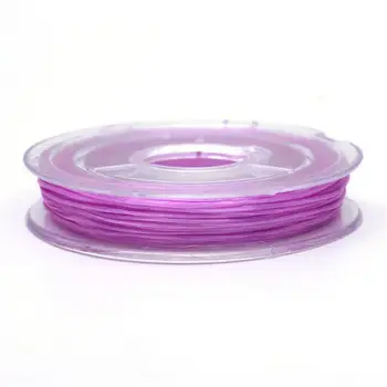 0,5 mm Elastiske Fibre Wire til gør det selv Smykker Resultater Blandet Farve; omkring 10m/roll, 10rolls/gruppe