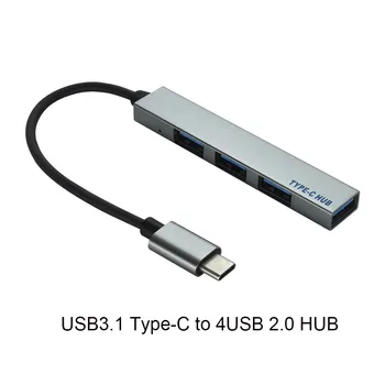 USB-C-HUB USB 3.1 HUB Type C USB-Splitter Thunderbolt 3 USB2.0 Dock Adapter til Macbook Pro 13 15 Air Mi Pro HUAWEI Matebook