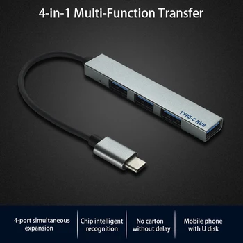 USB-C-HUB USB 3.1 HUB Type C USB-Splitter Thunderbolt 3 USB2.0 Dock Adapter til Macbook Pro 13 15 Air Mi Pro HUAWEI Matebook