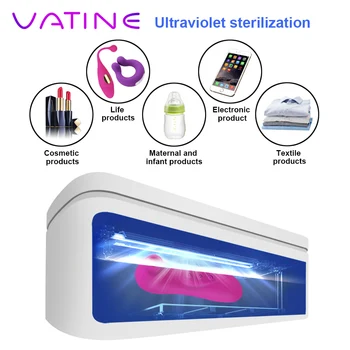 VATINE Sterilisation og Desinfektion for Vibrator Dildo opbevaringsboks Sex Legetøj UV-Desinfektion Max Vibrator Tilbehør