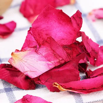 100g Dekorative Tørrede Blomster Rose Bulk Naturlige Tørrede Blomster Bryllup Konfetti Dekoration Trykket Tørre Blomst rosenblade Badning