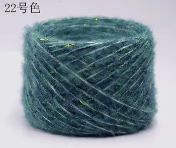 50g/Masse Uld Metallisk garn til håndstrik Mohair hæklet af garn til mode garn, strik sweater laine en tricoter