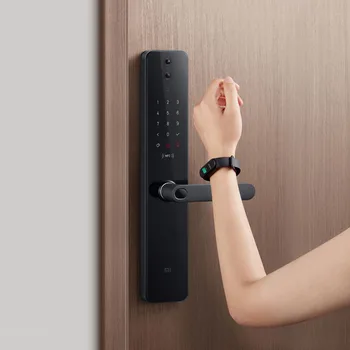 Nye Xiaomi Smart Door Lock Pro Elektronisk Lås APP Stemme på Afstand Med Mijia HomeKit Smart Home Sammenhæng Med Dørklokken Nøgle Låse
