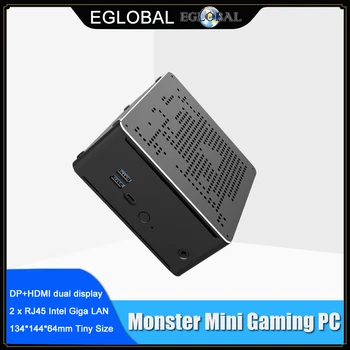 Eglobal Gaming Mini-PC Intel Core i9 9880H 8Cores DDR4 2Lans Nuc Windows 10 Pro-Linux-Desktop-Computer AC Wifi som Julegave