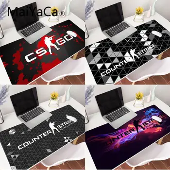 MaiYaCa Counter Strike, CS GO design Gamer Bløde Musen Pad gaming musemåtte Store Låsning Edge Tastatur Tabel Dække for Dota