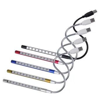 Produkt Mini Bærbare Fleksibel 10 Lysdioder USB Lys, Computer, læsning Lampe til Notebook Bærbar Computer Desktop PC-Tastatur