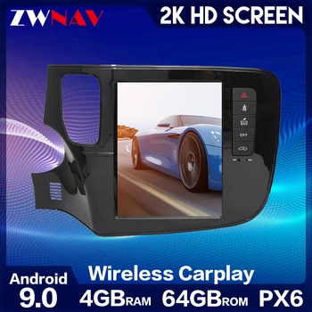 ZWNAV For Mitsubishi Outlander 3 2012-2019 Bil Radio Mms Video-Afspiller, GPS Navigation Android 9 PX6 Ingen 2din 4G64GB