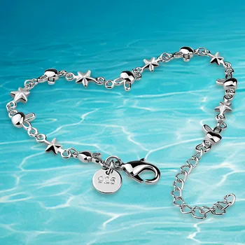 925 sterling sølv armbånd til kvinder, fine fine armbånd sølv smykker, søde romantiske smykker
