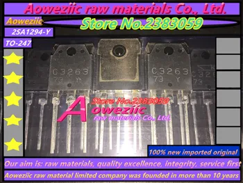 Aoweziic  nye importerede oprindelige 2SA1294-Y 2SC3263-Y 2SA1294 2SC3263 A1294 C3263 TIL-247 audio forstærker
