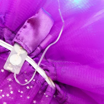 Pige Tutu Kjole Sæt, Kostumer Prinsesse Party Tutu Kjole Lys LED Kids Tøj til Børn Tøj, Baby Buksetrold Outfit Søde gaver