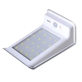 Solar lys 20 Led Motion Sensor Haven væglamper Udendørs Vandtæt Krop Induktion Sound Control Lys Gårdhave Sol lys