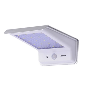Solar lys 20 Led Motion Sensor Haven væglamper Udendørs Vandtæt Krop Induktion Sound Control Lys Gårdhave Sol lys