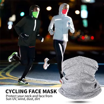 2stk Unisex Problemfri Bandana Ansigt Maske Tørklæder med 7 Filter Munden Maske Udendørs Cykling Støvtæt Solcreme Hals Manchet Mascarilla