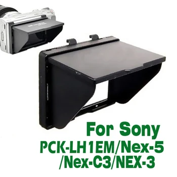 Helt Nye LCD-Hætten Skærm Beskyttende solcreme, Skygge Emhætter LCH-NEX3/5 For Sony NEX-3 OG NEX-5 Kamera