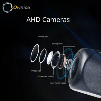 AHD 720P Bil førerspejlets kamera nattesyn HD for Universal Android bil radio Multimedie-system afspiller Backup Køretøj Parkering