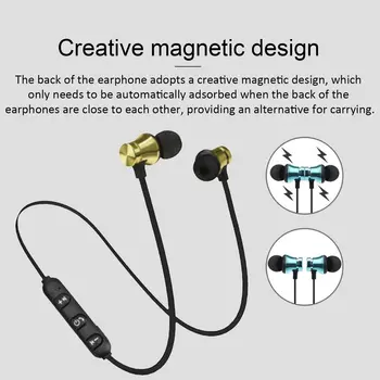 Magnetisk Trådløse bluetooth Hovedtelefoner XT11 musik headset Telefon Neckband sport Earbuds Hovedtelefon med Mikrofon Til iPhone Samsung Xiaomi