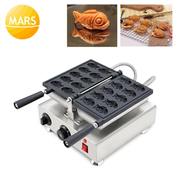 MARS Lille Taiyaki Kaffefaciliteter Mini Fisk Vafler Maskine Baker Strygejern Japansk Fisk Formet Kage Forme Pan Udstyr