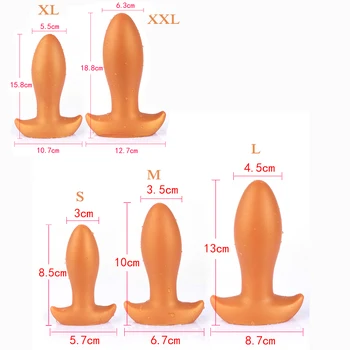 Stor Anal Plug-Buttplug Silicone Butt Plug sexlegetøj Til Manden Prostata Massager Anal Expander Kvinde Onanere, BDSM Legetøj