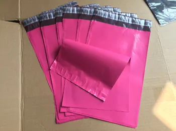 Leotrusting Rødlig Glans Poly Mailer Hurtig Taske Stærkt Klæbende Emballage Kuvert Taske Mail Plast Gaveæsker Shipping Taske