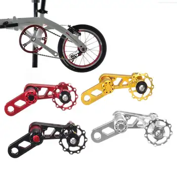 Aluminium Legering Cykling Single Speed Converte Bagskifter Kæde Strammer med Tandhjul til Cykel-Guide-Hjulet Oval MTB Cykel