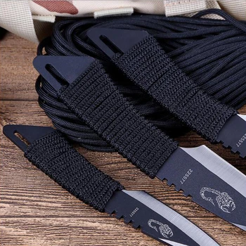 Hot 3pcs/set Damascus kniv Taktiske Faste Blade Lomme Kniv Overlevelse Udendørs Jagt Camping Knive Kniv værktøjer med Skede