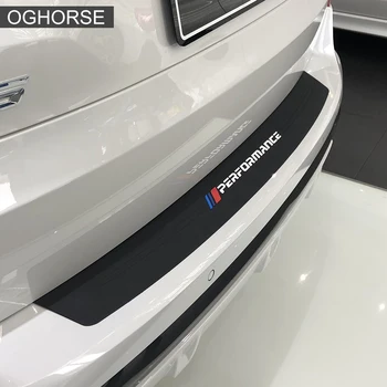 Ny Performance Rubber Bilens Bageste Kofanger prolen Vagt Plade Protector Mærkat Beskyttelse Cover Til BMW X5 G05 2019 Tilbehør