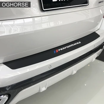 Ny Performance Rubber Bilens Bageste Kofanger prolen Vagt Plade Protector Mærkat Beskyttelse Cover Til BMW X5 G05 2019 Tilbehør