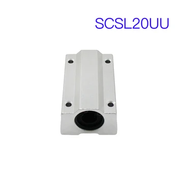 2pc SCS8LUU SCS10LUU SCS12LUU SCS16LUU SCS20LUU 8mm lange type Lineære kuglelejer Blok CNC Router