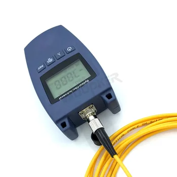 Bærbare FTTH fiberoptiske værktøjskasse optisk power meter -50-+26 / -70~+10 dBm med SC/FC 2,5 mm universal interface