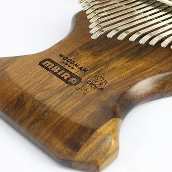 WDOOMAN1969 17-tasten Africanblackwood massivt træ thumb piano Kalimba finger klaver Mblia musikinstrumenter