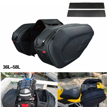 For BMW, Honda, Suzuki Harley rcycle sadeltaske rcycle Side Hjelm Riding rejsetasker + regnslag + plast plader