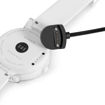 YSAGi Egnet til ticwatch S E universal oplader adapter oplader kabel udskiftning smart ur oplader