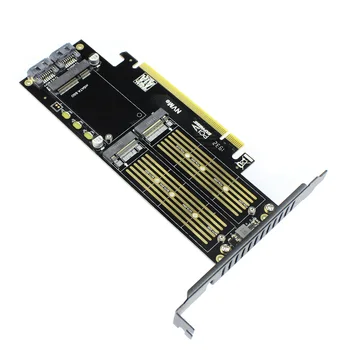 JEYI SK16 M. 2 for NVMe NGFF SSD for at PCIE 3.0 X4-Adapter M-Tasten B-Tasten mSATA tilføje kort Understøtter PCI Express 3.0 3 i 1 Converter