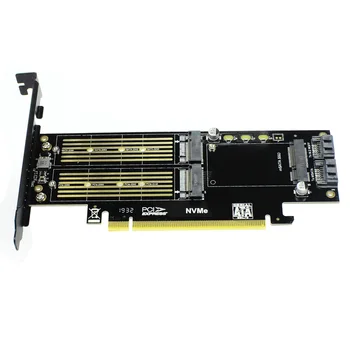 JEYI SK16 M. 2 for NVMe NGFF SSD for at PCIE 3.0 X4-Adapter M-Tasten B-Tasten mSATA tilføje kort Understøtter PCI Express 3.0 3 i 1 Converter