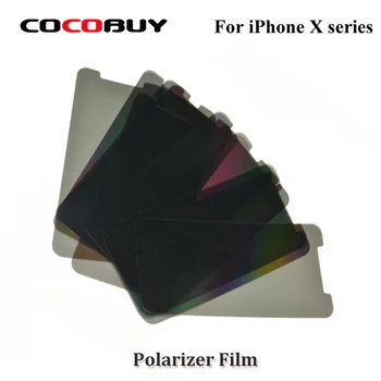 Novecel 10STK LCD-Polariserende Film Til iPhone X XR Polarisering Polariseret Lys Film Udskiftning