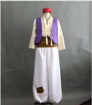 Custom Made Aladdin-Lampe Prins Aladdin-Kostume Til Voksne Mand Dans Fest Filmens Cosplay Kostume