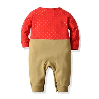 JAYCOSIN Nyfødte Spædbarn Baby Drenge Piger Julen Tegnefilm Dyr Pyjamas Buksedragt Tøj Baby, Dreng, Pige Tøj