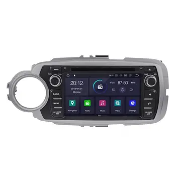 DSP 4+64GB Android 10.0 Skærmen car multimedia afspiller Til Toyota Yaris 2012-bil GPS Navi Audio radio stereo wifi head unit