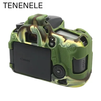Kamera Tasker Til Canon EOS 70D Blød Silikone Case Gummi Cover Til Canon SLR Kamera 70 D Beskytte Kroppen Tilbehør Batteri Åbning