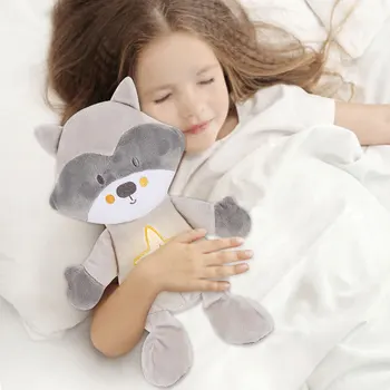 Baby Sleep Plys Legetøj, Sut Lyd-Maskiner Baby Gave med Nat Lys 8 Beroligende Lyde til Rejser Sovende Baby Transport