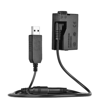 DR-E8 Dummy-Batteri med DC Power Bank USB Adapter Kabel Erstatning For LP-E8 Til Canon EOS 550D 600D 650D DSLR-Kameraer