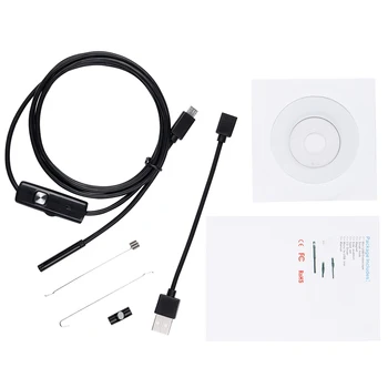 720P 8MM OTG Android-inspektionskamera 1M Video Endoskop Endoskop Kamera Inspektion Windows USB Endoskop til Bil