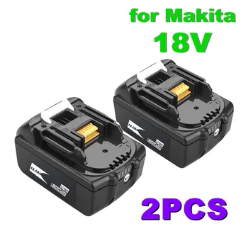 BL1860 Genopladeligt Batteri 18 V 18000mAh Lithium-ion-batteri til Makita 18v Batteri BL1840 BL1850 BL1830 BL1860B LXT 400+oplader