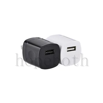 5V 1A USB Oplader Rejse Oplader Adapter Bærbare Smart Mobiltelefon Oplader OS Plug Sort og Hvid 50stk/masse