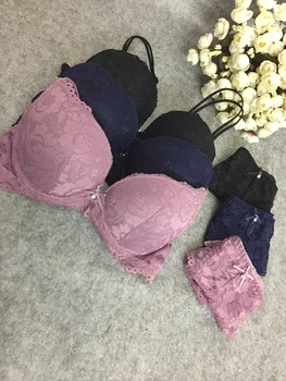Nye ankomst kvinders undertøj sæt, push up bh undertøj set lace lingeri sæt sexet bh og trusser, hot salg