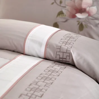 4-delt sæt Nye Kinesiske stil bed fire-stykke bomuld lang-korte bomuld broderi berømte etniske sengetøj twin sengetøj sæt LB52805
