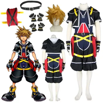 Anime spil cosplay Kingdom Hearts III Sora Cosplay Saurat Kostume Halloween kostumer