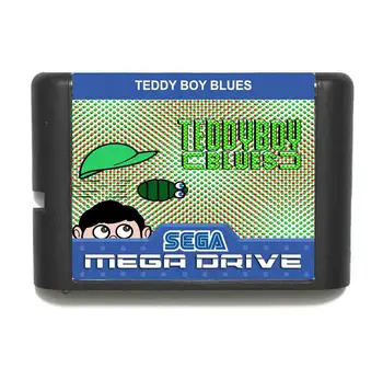 Teddy Boy Blues 16 bit MD Game Card Til Sega Mega Drive Til Genesis