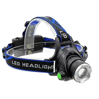 Vandtæt LED-Lygten, Lygten Q5 T6 L2 Zoomable Hoved Lampe Fakkel højt kraftfulde frontal Lommelygte, til Jagt, Fiskeri, camping