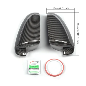 Carbon Fiber Bil Side Spejl Dækker Hætter til BMW 5-Serie F10 M5 Standard for 2012 - bakspejlet Dækker Caps Shell Tilføje